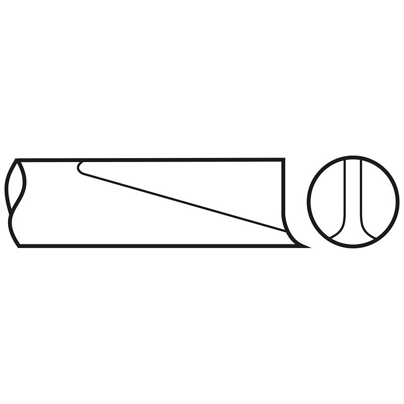 CHISEL 10,2MM RND SHANK 178MM A046052 product photo